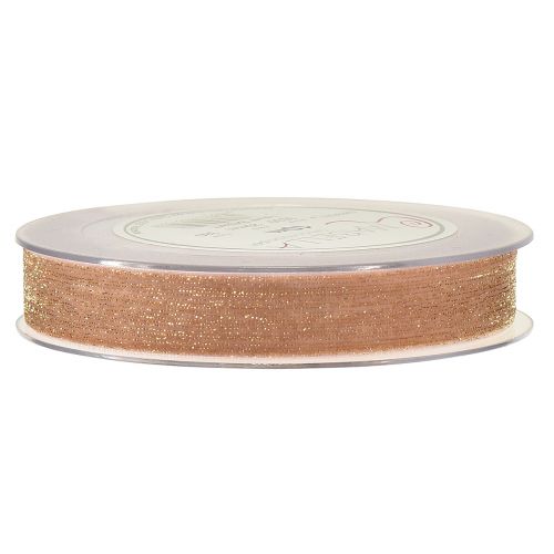Artículo Cinta de terciopelo brillo cinta decorativa oro rosa terciopelo 20mm 10m