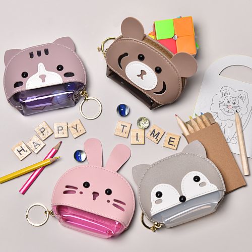 Artículo Monedero llavero infantil 11cm 4 uds