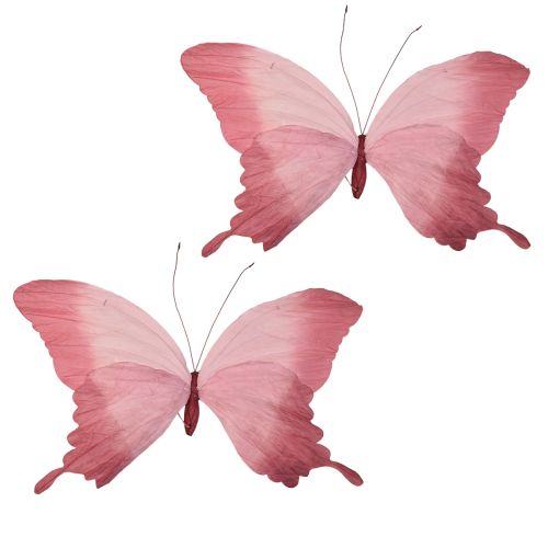 Artículo Mariposa colgante grande, elegante decoración de pared, 50 cm, 2 piezas