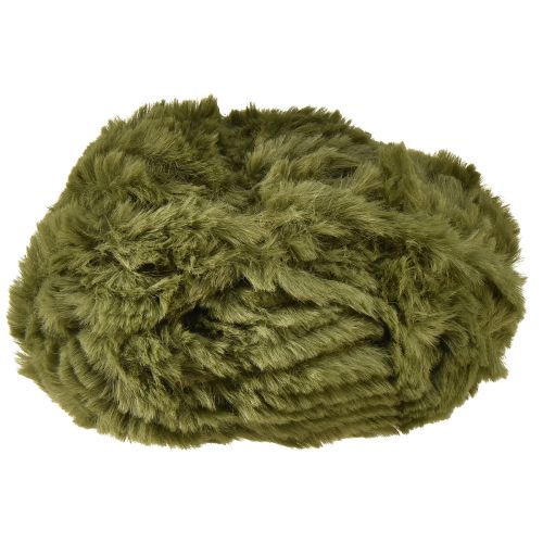 Artículo Cordón de piel sintética verde - cordón decorativo esponjoso 50g 30m
