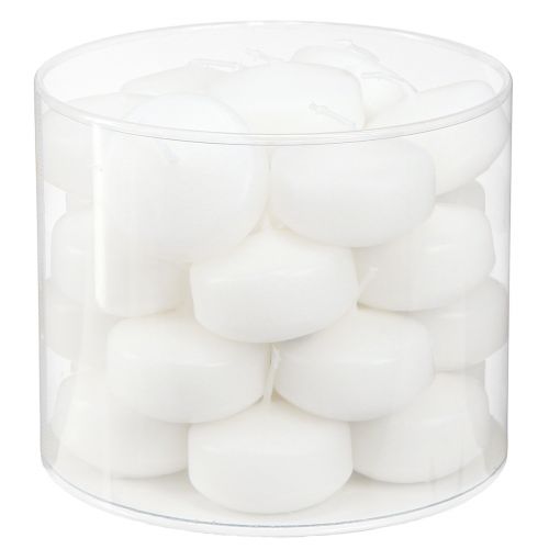 Artículo Velas flotantes blancas 4,5cm 28 uds