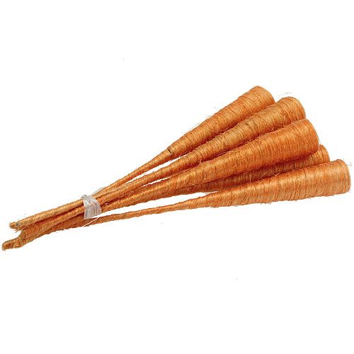 Floristik24 Sisalvase Naranja Ø3cm L30cm 12pcs