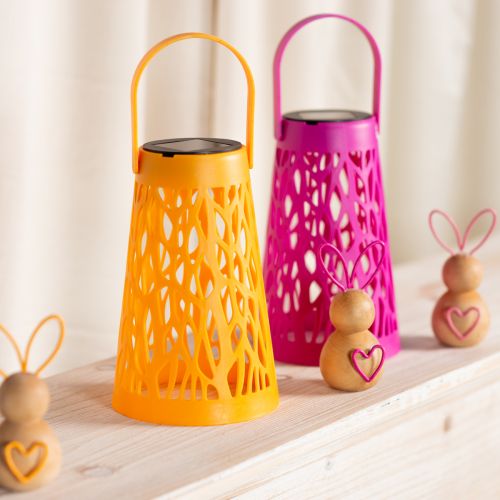 Artículo Farol solar para exterior, perfecto para acogedoras tardes de verano en el jardín y la terraza, 26 cm, 2 piezas