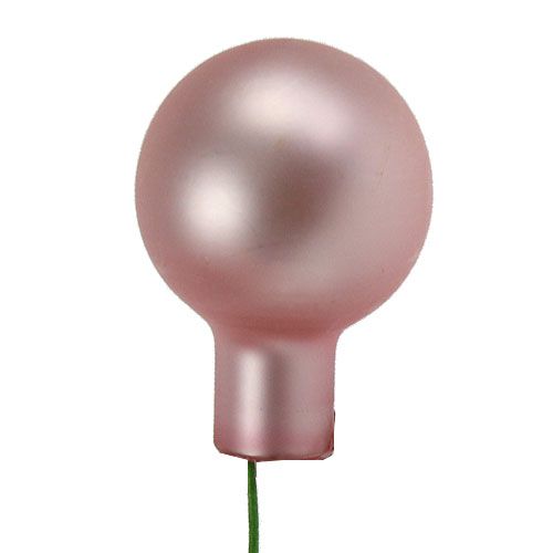 Floristik24 Espejo bayas mezcla rosa Ø20mm 140p