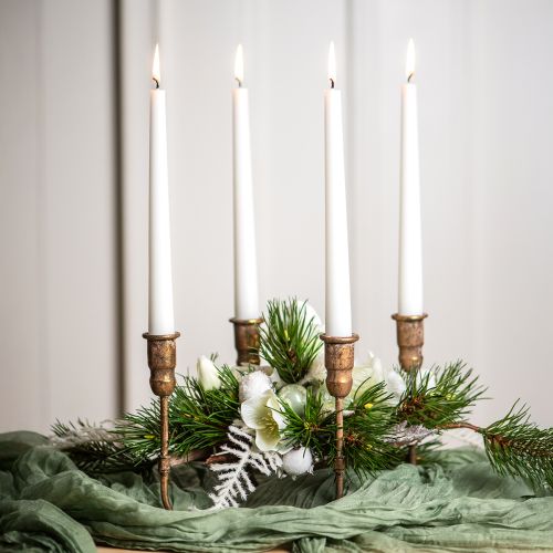 Artículo Velas cónicas 250/23 velas blancas 12 piezas
