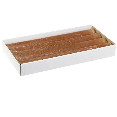 Artículo Velas cónicas velas de mesa en caramelo 34mm x 300mm 4 piezas