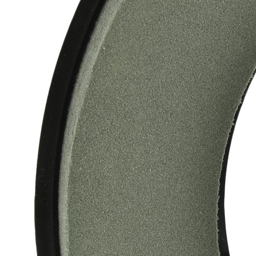 Artículo Anillo corona floral de espuma negro Ø30cm 2uds