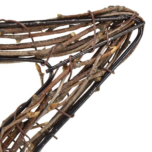 Artículo Estrellas para colgar para corona de puerta sauce natural 28cm 4ud