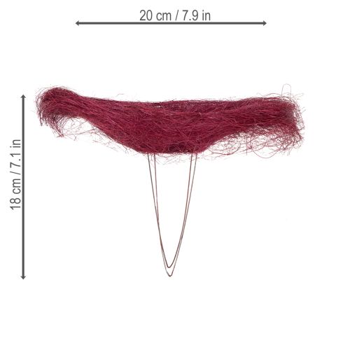 Artículo Collarín para ramo, accesorio floral para arreglos florales creativos, 20 cm, 8 unidades