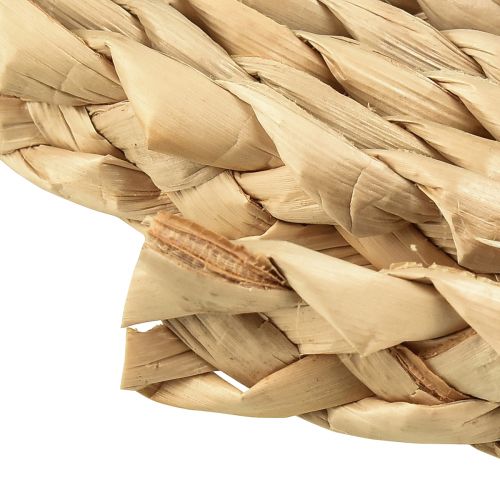 Artículo Cinta de paja cinta decorativa trenzada cinta para joyería natural W2cm L4m