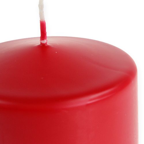 Artículo Vela pilar 150/100 roja 4uds