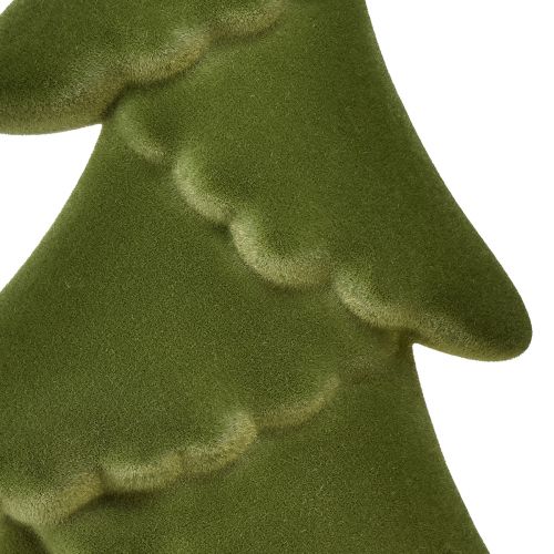 Artículo Decoración para árbol de Navidad Árbol de Navidad abeto flocado verde 76cm