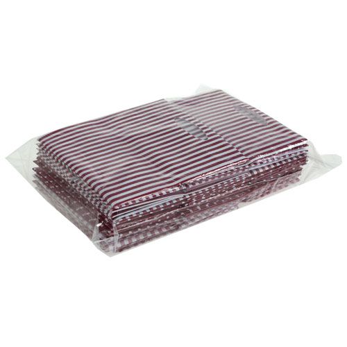 Floristik24 Bolsa de plástico tipo Burdeos. 12cm x 12cm 12 piezas