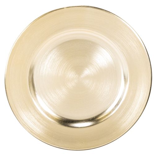 Platos decorativos redondos pequeños y brillantes, 17 cm, 6 unidades