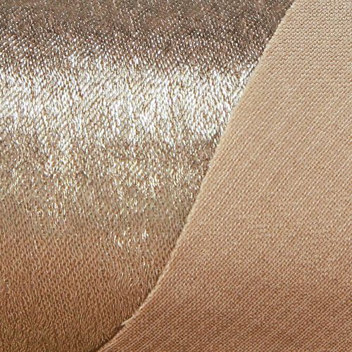 Artículo Cinta de mesa dorada beige deshilachada vintage An. 47 cm L. 1,5 m