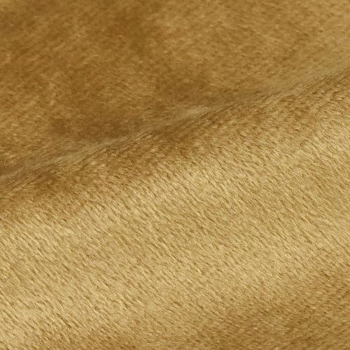 Artículo Camino de mesa de terciopelo con cinta de mesa, tela decorativa marrón dorada, 28×270cm para decoración de mesa