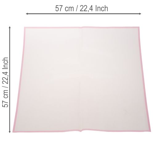 Película floral Transmatt rosa