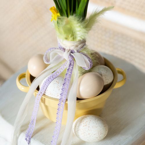 Artículo Huevos de pavo naturales 6,5 cm 10 uds.