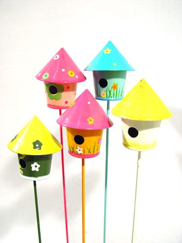Floristik24 Casita para pájaros en la barra 4cm 10pcs