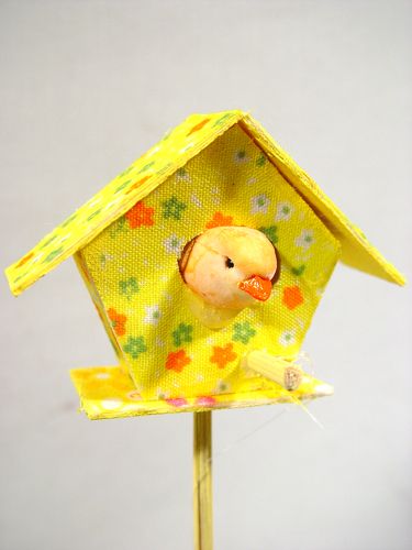 Floristik24 Casita para pájaros con pico para pájaros 3cm 12pcs