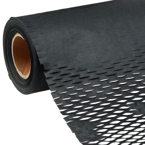 Artículo Papel de nido de abeja papel de regalo negro L 50,5 cm L 2500 cm