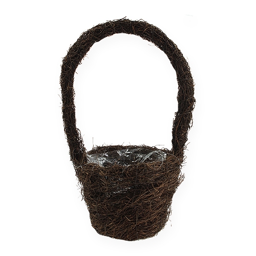 Floristik24 Cesta para colgar enredadera natural Ø17cm