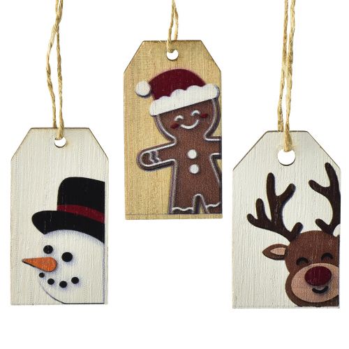 Etiquetas navideñas etiquetas de regalo Navidad 6cm 6uds