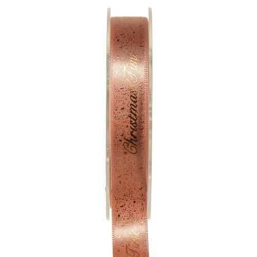 Floristik24 Cinta navideña Cinta navideña Rojo Marrón Dorado 15mm 20m