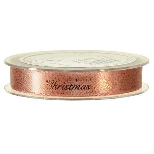 Artículo Cinta navideña Cinta navideña Rojo Marrón Dorado 15mm 20m