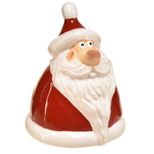 Artículo Figura de Papá Noel en rojo 13 cm - decoración navideña ideal para un ambiente festivo - 2 piezas