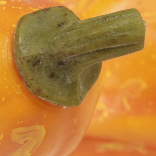 Artículo Calabaza decorativa decoración calabaza artificial naranja Ø13,5cm H25cm