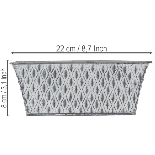 Bol de zinc con diseño de
