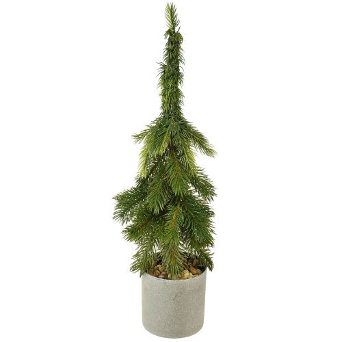 Árbol de Navidad artificial en maceta verde 55cm
