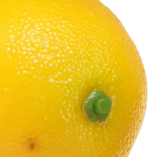 Artículo Decoración de limón alimento artificial Ø5,5cm H8cm 6 piezas