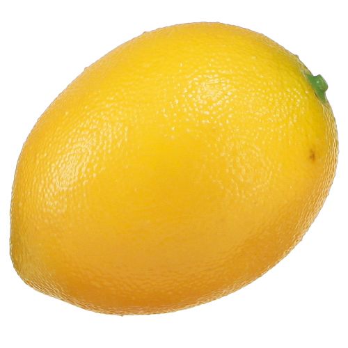 Artículo Decoración de limón alimento artificial Ø5,5cm H8cm 6 piezas