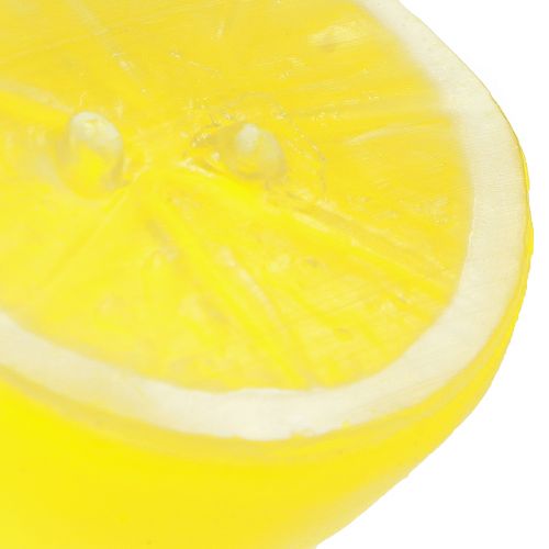 Artículo Limón decorativo mitades de limón artificial amarillo 5,5×4,5cm 36 piezas