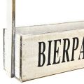Floristik24 Jardinera con asa caja vintage “Beer Break” 30×9×10cm