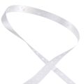 Floristik24 Cinta de regalo cinta de boda blanca cinta decorativa 15mm 20m