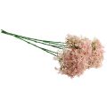 Floristik24 Flor decorativa Wild Allium artificial rosa 70cm 3ud