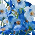Floristik24 Delphinium Delphinium Flores Artificiales Azul 78cm 3uds