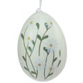 Floristik24 Huevos de Pascua decorativos para colgar flores jaspeadas 7cm 3ud