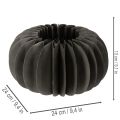 Anillo decorativo de papel con forma de calabaza y diseño de panal de abeja, 24 cm, 4 unidades | Floristik24.es