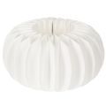 Floristik24 Anillo de papel de nido de abeja redondo grande con forma de calabaza para flores secas y decoración otoñal, 24 cm, 4 unidades.
