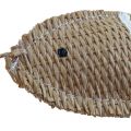 Floristik24 Adorno colgante deco pez para colgar decoracion marinera rayas 14,5×6cm