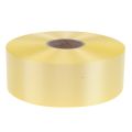 Floristik24 Cinta con volantes cinta regalo lazo cinta amarillo claro 50mm 100m