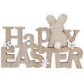 Floristik24 Decoración de Pascua “Happy Easter” decoración de Pascua de madera para estante 24cm
