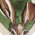 Floristik24 Decoración de Pascua decoración de conejitos de madera color natural 33cm×45cm