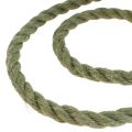 Floristik24 Cinta de yute cordón de yute cordón decoración de yute verde oliva Ø7mm 5m