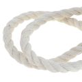 Floristik24 Cinta de yute cordón de yute cordón decoración de yute blanco crema Ø7mm 5m