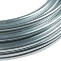 Floristik24 Alambre de aluminio alambre de aluminio 5mm alambre de joyería plata 500g
